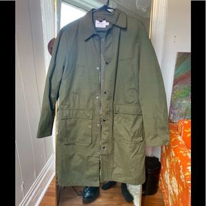 Military style light trench coat